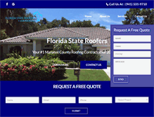 Tablet Screenshot of flstate-roofers.com